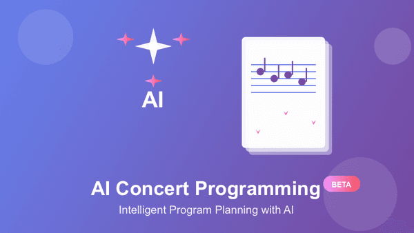KI-Konzertprogramm – Intelligente Programmplanung für perfekte Konzerte