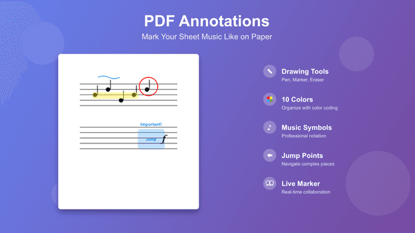 PDF-Annotationen: Noten markieren wie auf Papier